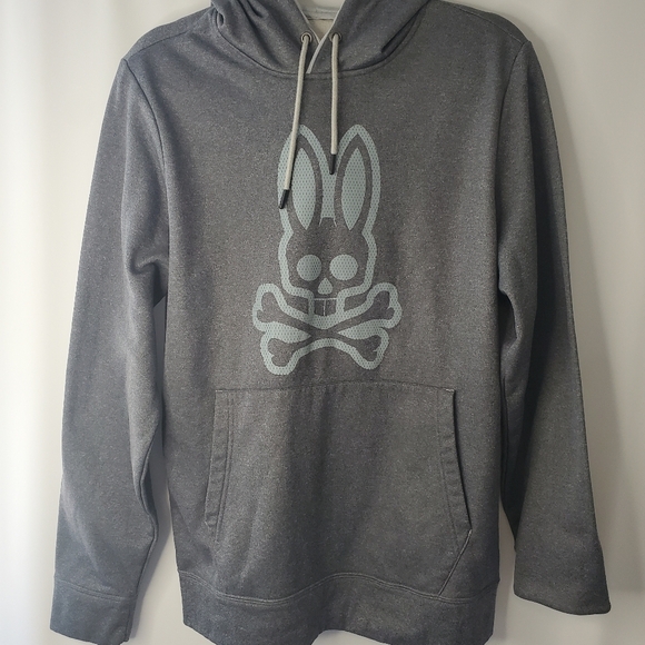 Psycho Bunny Other - Psycho Bunny Men Size M Grey pullover (slight flaw, see pics)